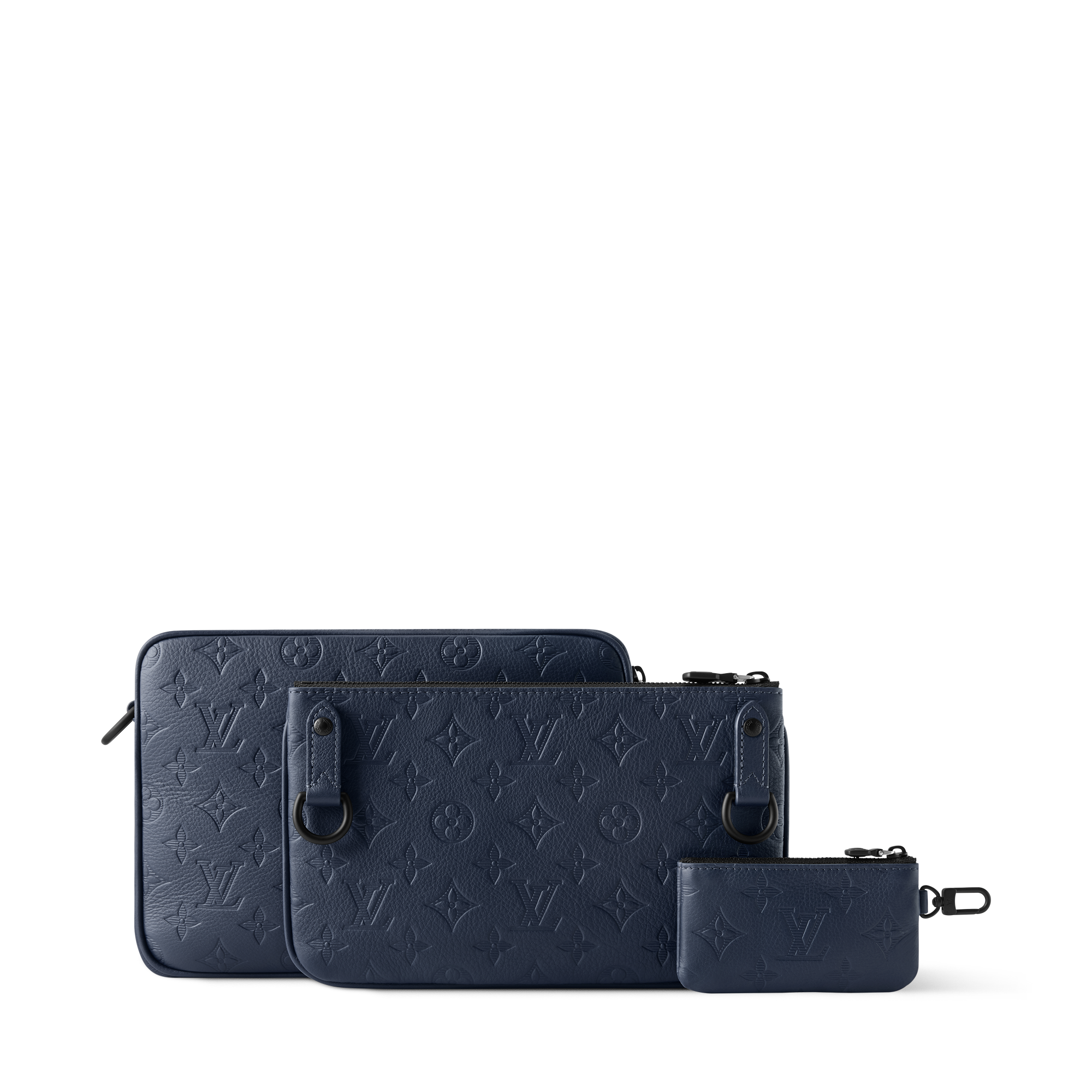 Trio Messenger Monogram Shadow Leather - Men Bags M27925 | LOUIS